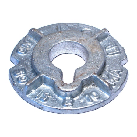 Midwest Fastener Countersunk Washer, For Screw Size 1" , Steel Hot Dipped Galvanized Finish, 10 PK 08503